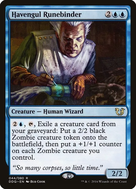 Havengul Runebinder, Magic card DDQ 44 — Duel Decks: Blessed vs. Cursed set