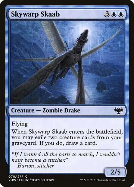 Skywarp Skaab, Magic card VOW 78 — Innistrad: Crimson Vow set