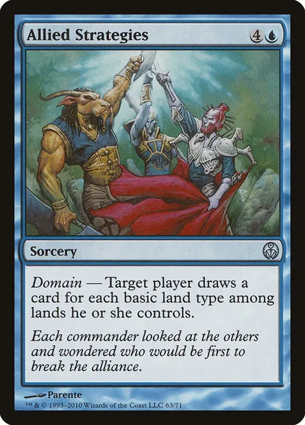 Allied Strategies, Magic card DDE 63 — Duel Decks: Phyrexia vs. the Coalition set