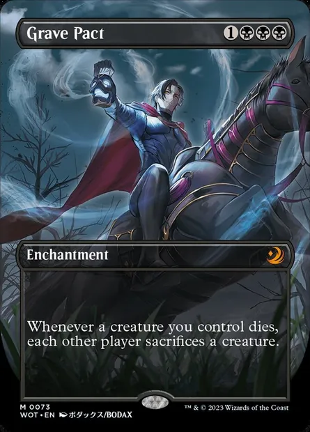 Pacte de la tombe, carte Magic WOT 73 — extension Wilds of Eldraine: Enchanting Tales