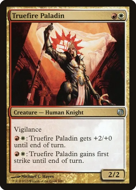 Truefire Paladin, Magic card DDL 8 — Duel Decks: Heroes vs. Monsters set