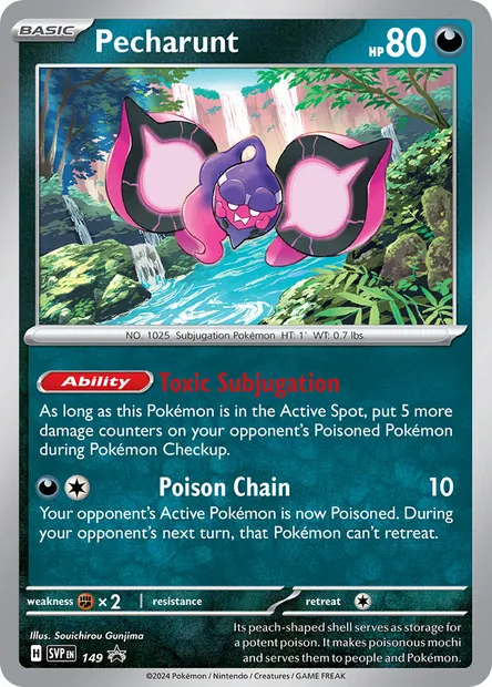 Pecharunt, Pokémon card PR-SV 149 — SVP Black Star Promos set