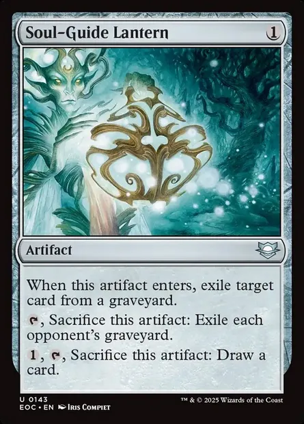 Soul-Guide Lantern, Magic card EOC 143 — Edge of Eternities Commander set