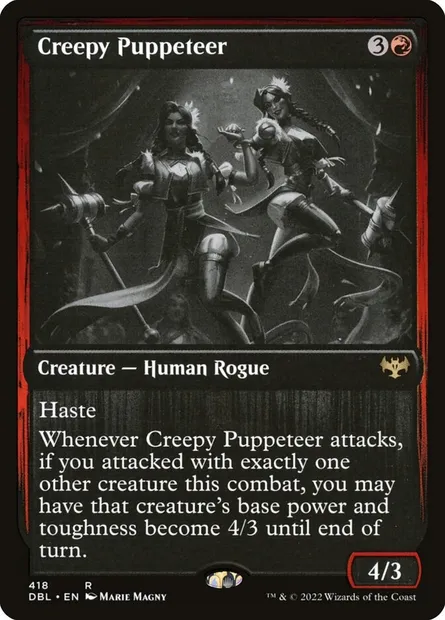 Creepy Puppeteer, Magic card DBL 418 — Innistrad: Double Feature set
