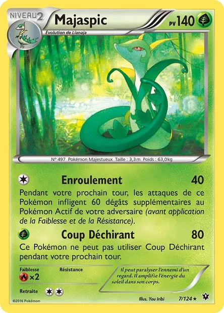 Majaspic, carte Pokémon FCO 7 — extension Impact des Destins