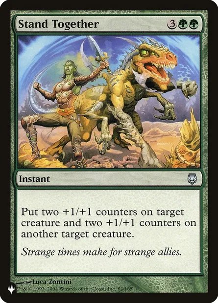 Stand Together, Magic card PLST DST-84 — The List set