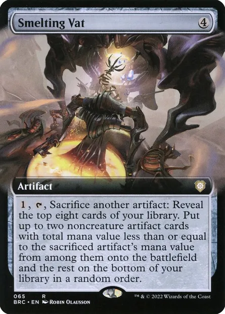 Smelting Vat, Magic card BRC 65 — The Brothers' War Commander set