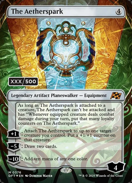 The Aetherspark, Magic card DFT 376 — Aetherdrift set