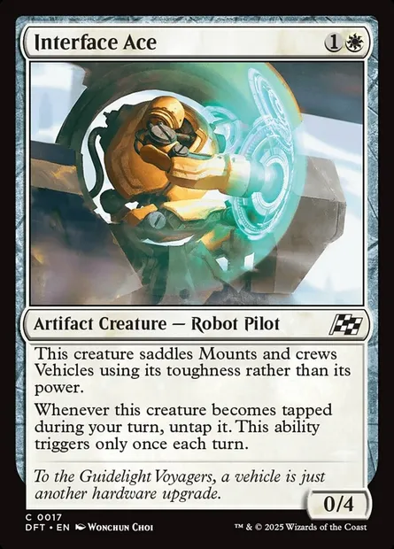 Interface Ace, Magic card DFT 17 — Aetherdrift set