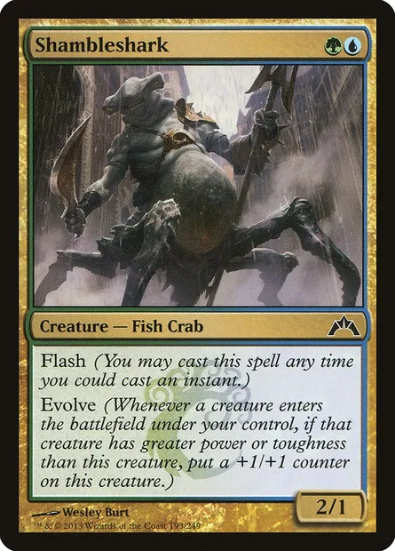 Shambleshark, Magic card GTC 193 — Gatecrash set