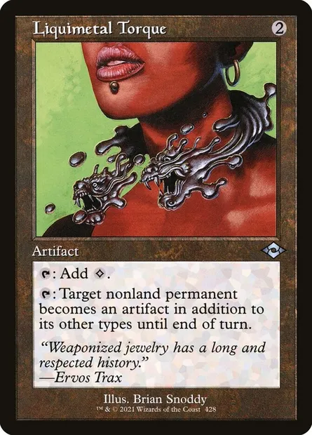 Liquimetal Torque, Magic card MH2 428 — Modern Horizons 2 set