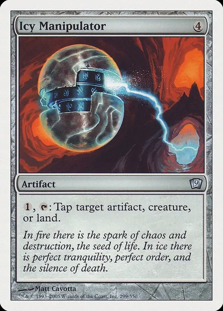 Manipulateur glacial, carte Magic 9ED 299 — extension Neuvième Edition