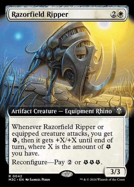 Razorfield Ripper, Magic card M3C 42 — Modern Horizons 3 Commander set