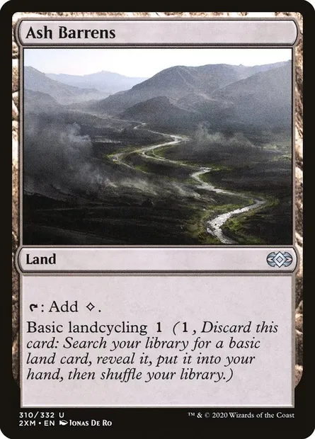 Ash Barrens, Magic card 2XM 310 — Double Masters set