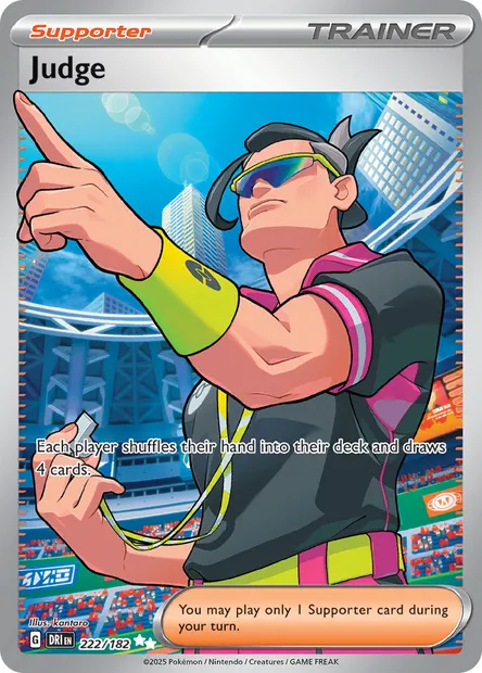 Judge, Pokémon card DRI 222 — Destined Rivals set