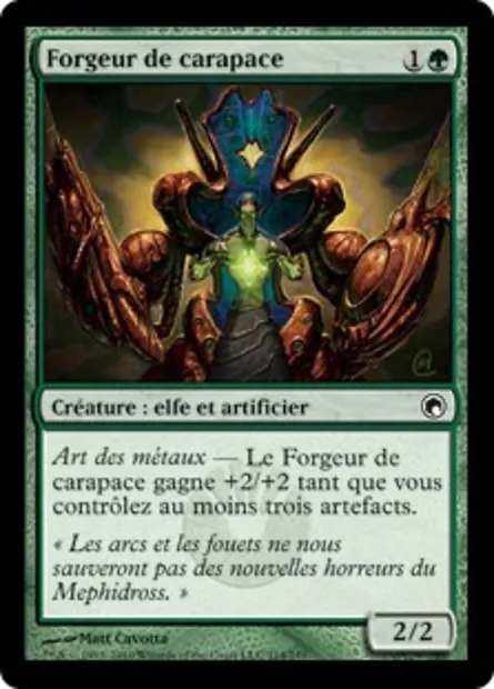 Forgeur de carapace, carte Magic SOM 114 — extension Cicatrices de Mirrodin