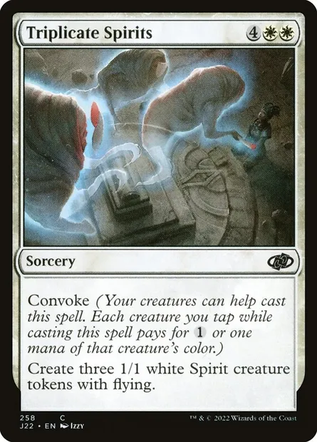 Triplicate Spirits, Magic card J22 258 — Jumpstart 2022 set