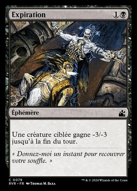 Expiration, carte Magic RVR 79 — extension Ravnica Remastered
