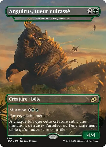 Terrasseur de gemmes, carte Magic IKO 376 — extension Ikoria: Lair of Behemoths