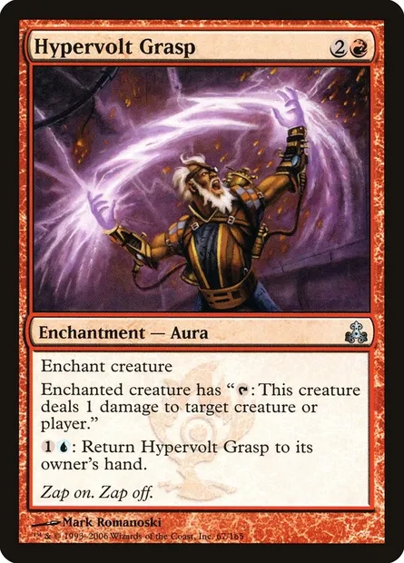 Emprise d'hypervolt, carte Magic GPT 67 — extension Le Pacte des Guildes