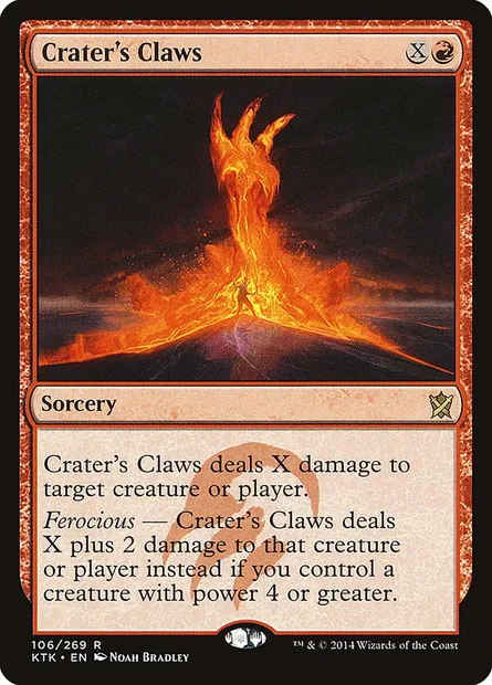 Crater's Claws, Magic card KTK 106 — Khans of Tarkir set