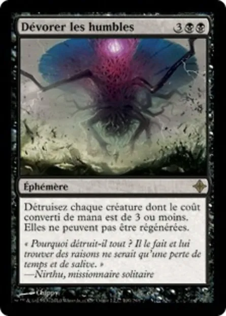 Dévorer les humbles, carte Magic ROE 100 — extension L'ascension des Eldrazi