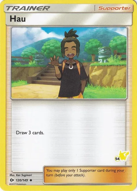 Hau, Pokémon card BA20 120p-54 — Battle Academy 2020 set
