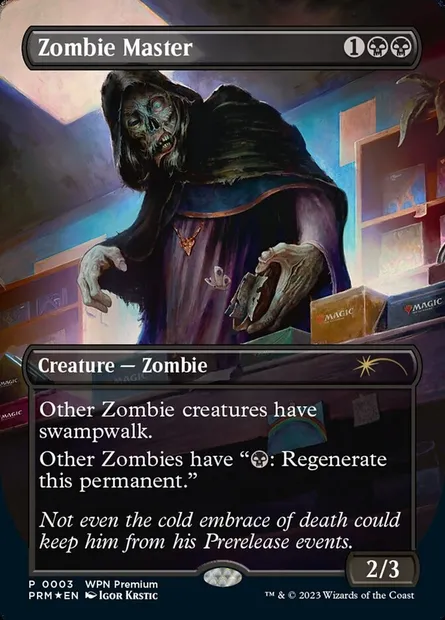Zombie Master, Magic card PW24 3 — Wizards Play Network 2024 set