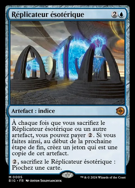 Réplicateur ésotérique, carte Magic BIG 5 — extension The Big Score