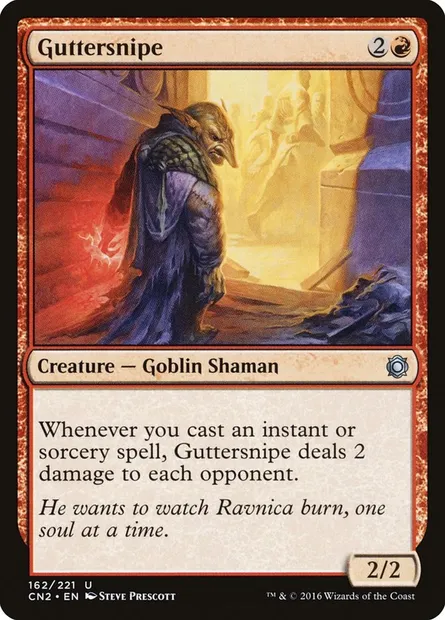 Guttersnipe, Magic card CN2 162 — Conspiracy: Take the Crown set