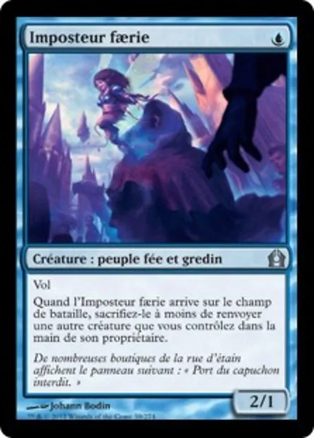 Imposteur faerie, carte Magic RTR 39 — extension Retour à Ravnica