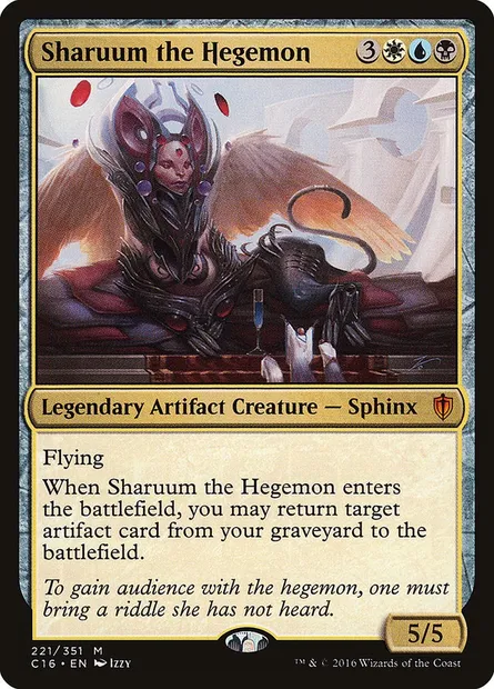 Sharuum the Hegemon, Magic card C16 221 — Commander 2016 set