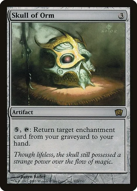 Skull of Orm, Magic card 8ED 313★ — Eighth Edition set