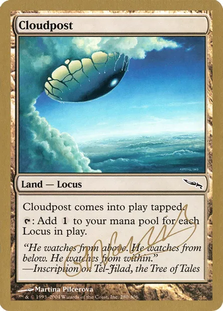 Guet des nuages, carte Magic WC04 gn280 — extension World Championship Decks 2004