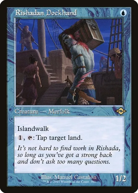 Rishadan Dockhand, Magic card MH2 391 — Modern Horizons 2 set