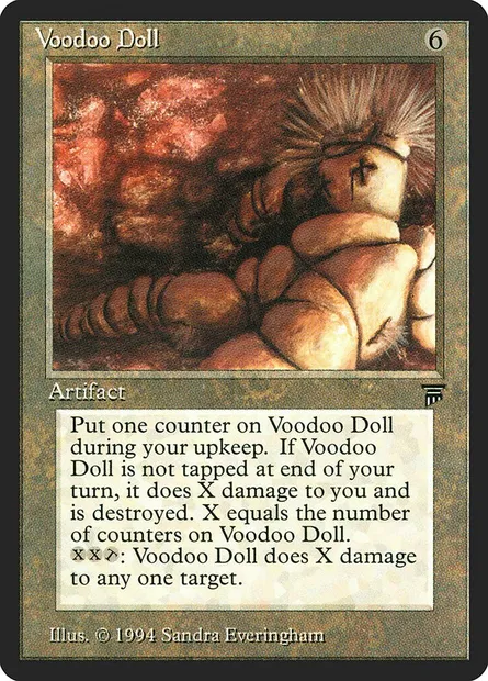 Voodoo Doll, Magic card LEG 298 — Legends set
