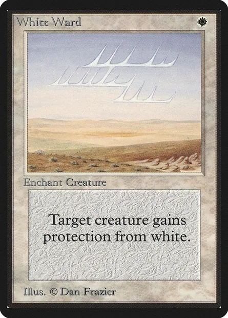 White Ward, Magic card LEB 45 — Limited Edition Beta set