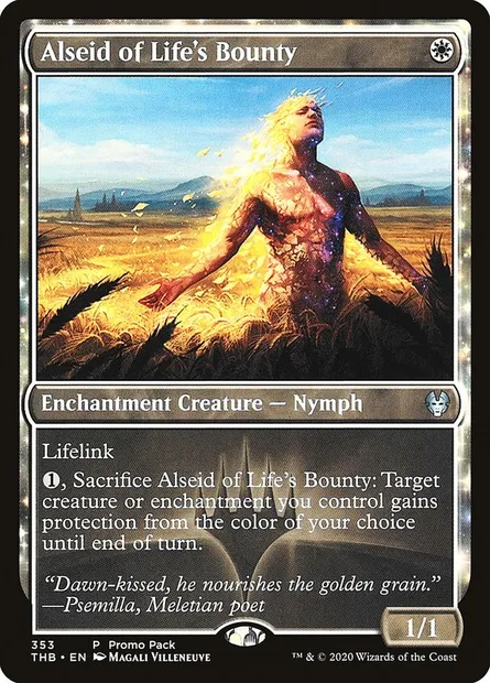 Alséide du don de vie, carte Magic THB 353 — extension Theros Beyond Death