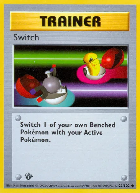 Switch, Pokémon card BS 95 — Base Set set