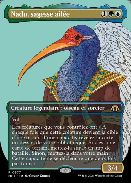 Nadu, sagesse ailée, carte Magic MH3 377 — extension Modern Horizons 3
