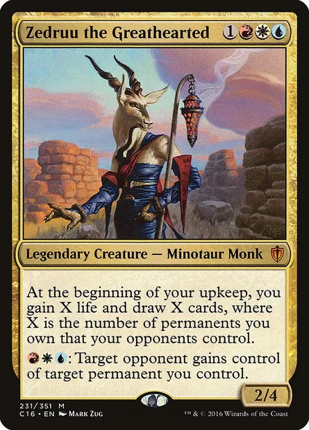 Zedruu the Greathearted, Magic card C16 231 — Commander 2016 set