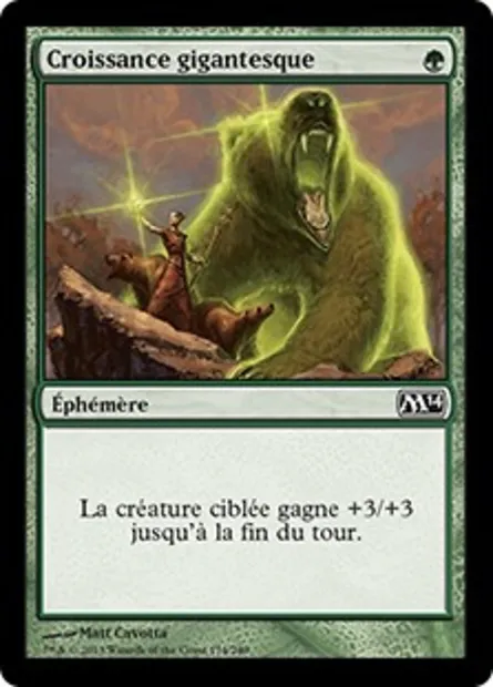 Croissance gigantesque, carte Magic M14 174 — extension Magic 2014