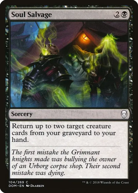 Soul Salvage, Magic card DOM 104 — Dominaria set