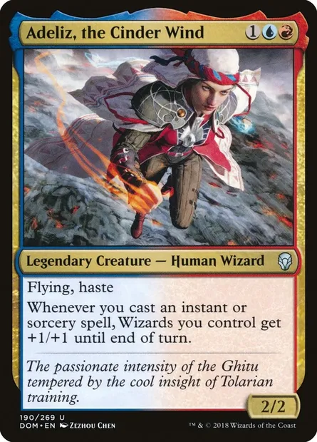Adeliz, the Cinder Wind, Magic card DOM 190 — Dominaria set
