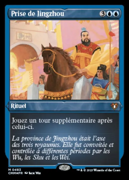 Prise de Jingzhou, carte Magic CMM 483 — extension Commander Masters