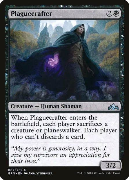 Plaguecrafter, Magic card GRN 82 — Guilds of Ravnica set