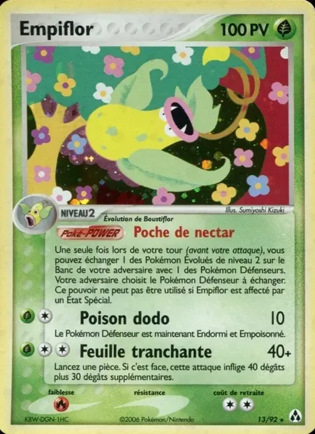 Empiflor, carte Pokémon LM 13 — extension EX Créateurs de légendes