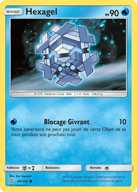 Hexagel, carte Pokémon UNM 46 — extension Harmonie des Esprits
