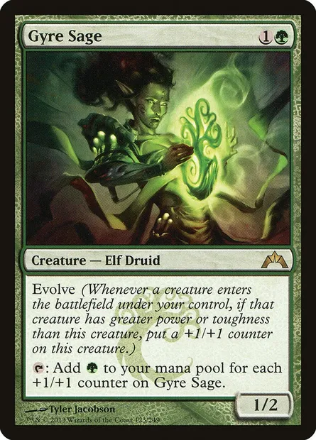 Gyre Sage, Magic card GTC 123 — Gatecrash set
