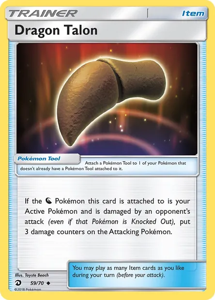 Dragon Talon, Pokémon card DRM 59 — Dragon Majesty set